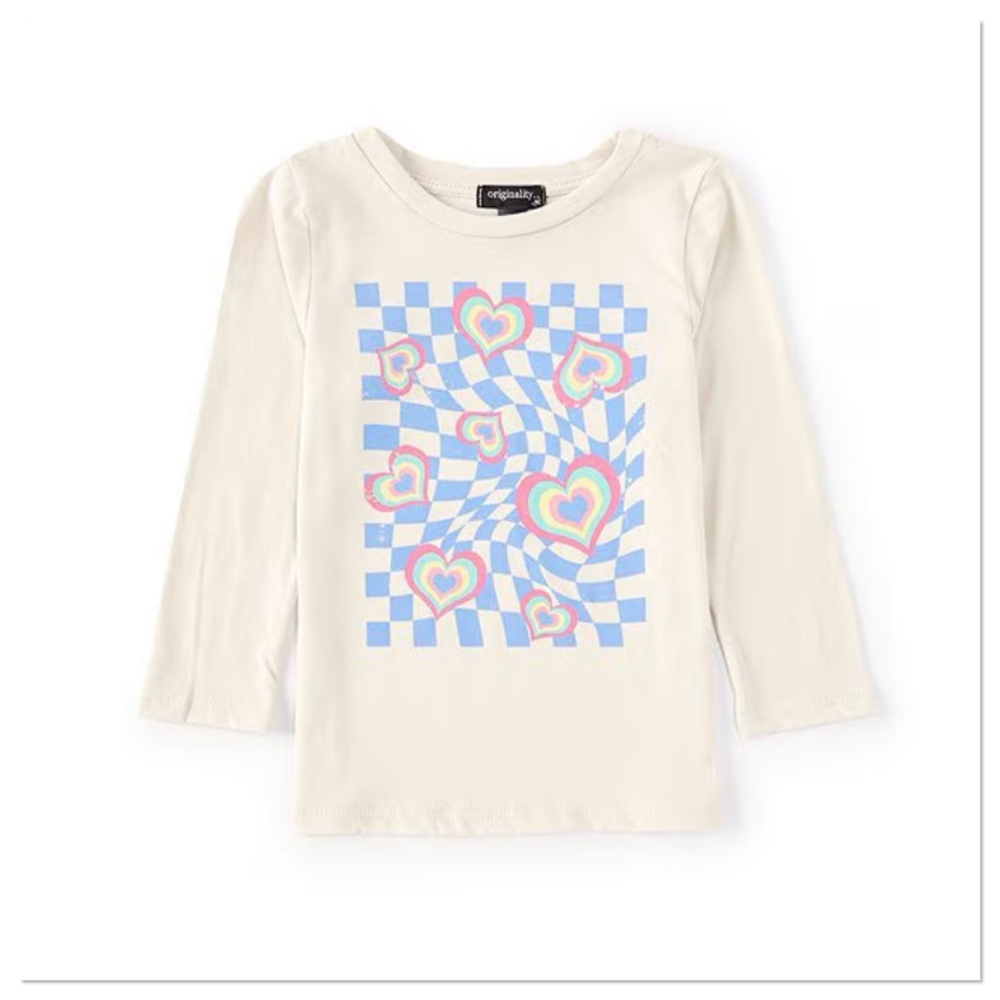 Originality Girls Graphic Long Sleeve T-Shirt
